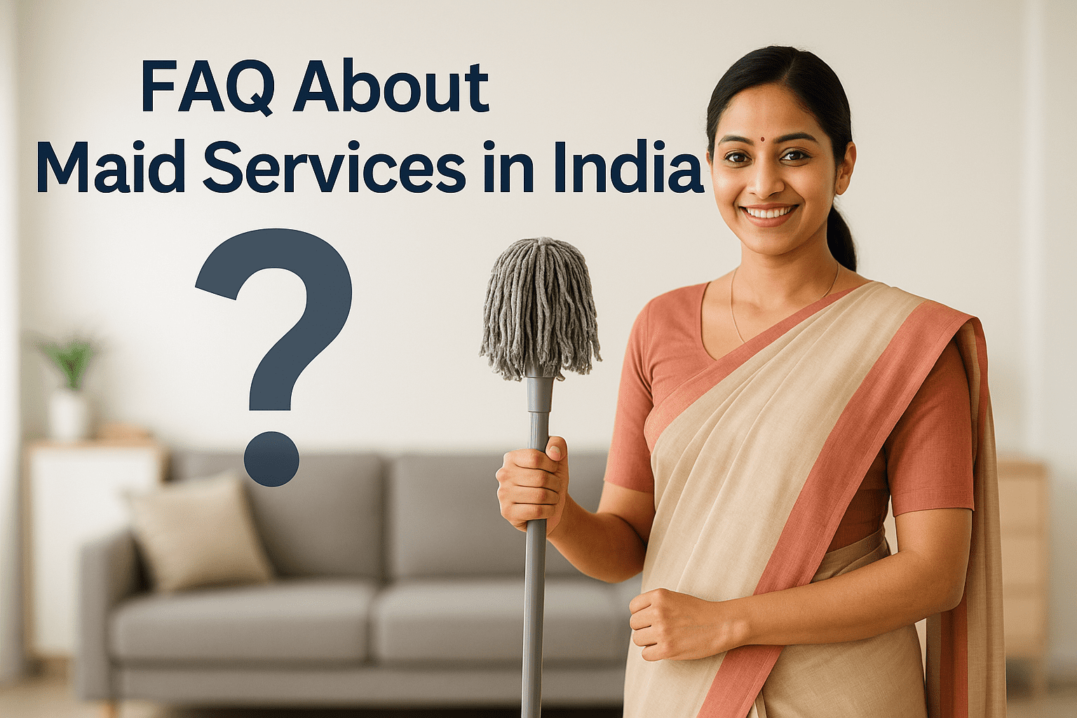 FAQs About Maid Services in India by My Happy Maid Frequently Asked Questions About My Happy Maid India