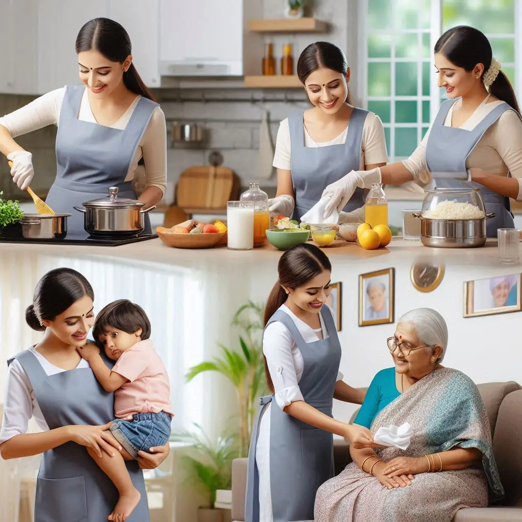 Professional Household Help Services in India Professional Maid Services in India by My Happy Maid
