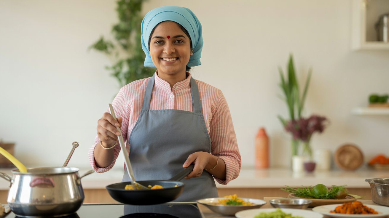 Hyderabad mein khana banane wali bai chahie