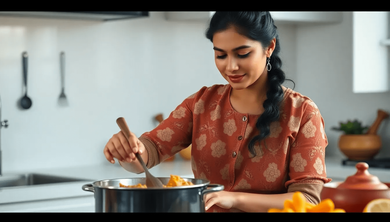 North Indian cook in Bengaluru preparing authentic meals at home
