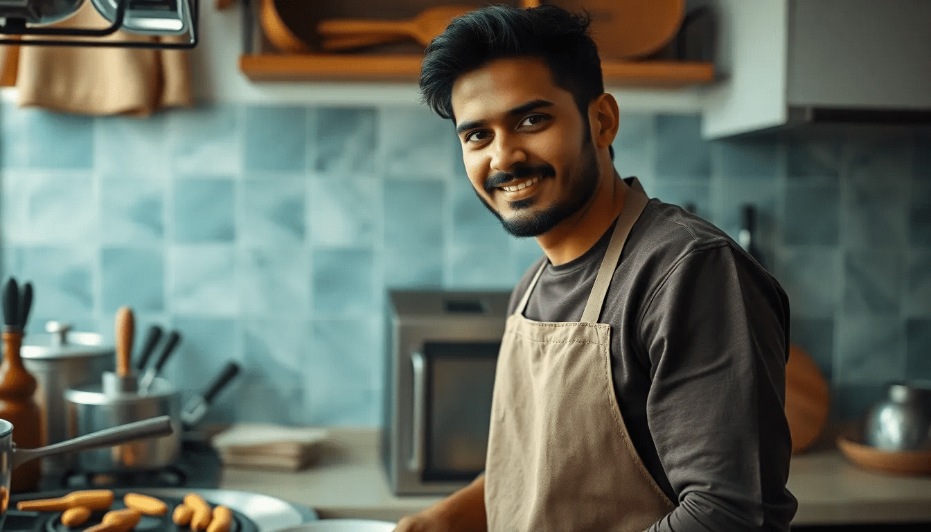 Home servant in Bengaluru working in a modern house