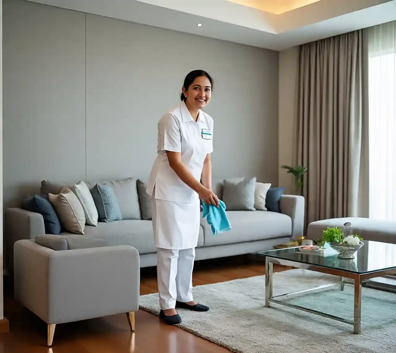 House maid services in Mumbai for modern apartment cleaning.