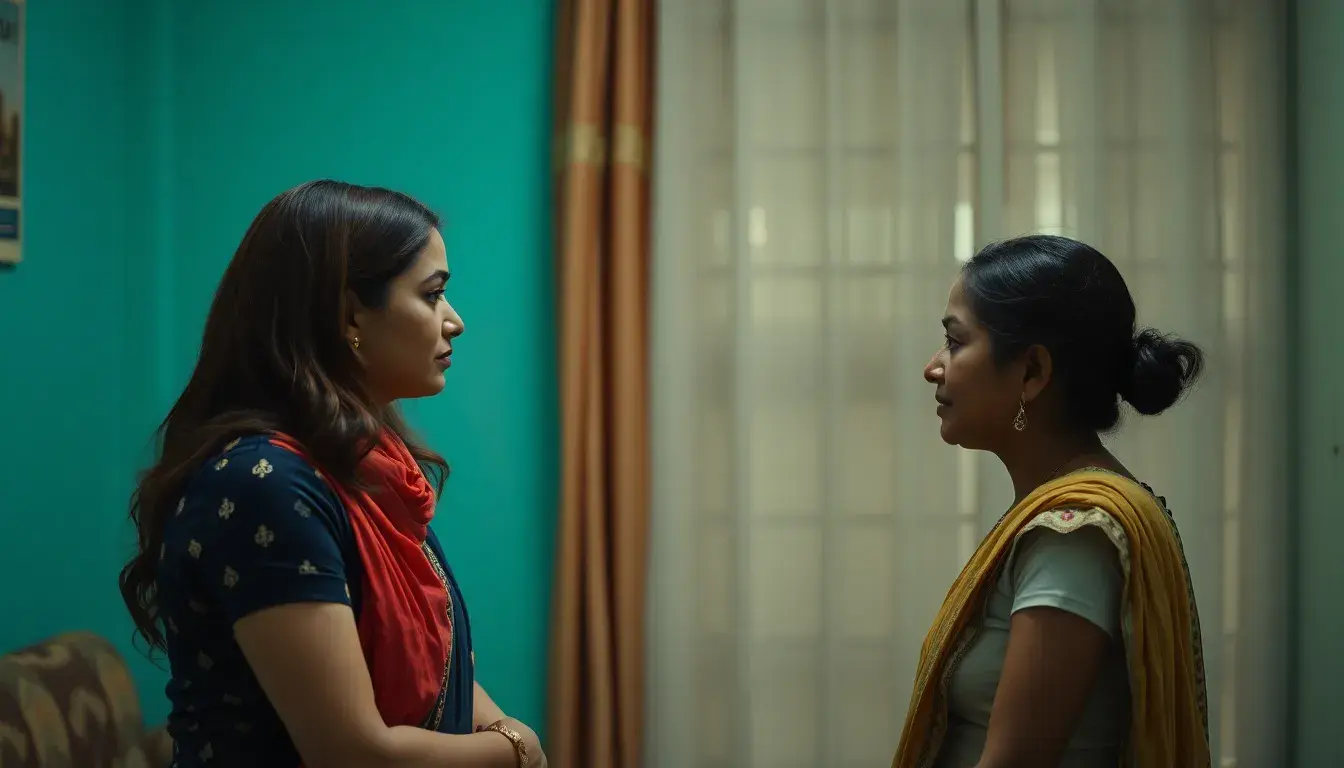 Woman interviewing a verified maid from Best Maid Service in Mumbai agency