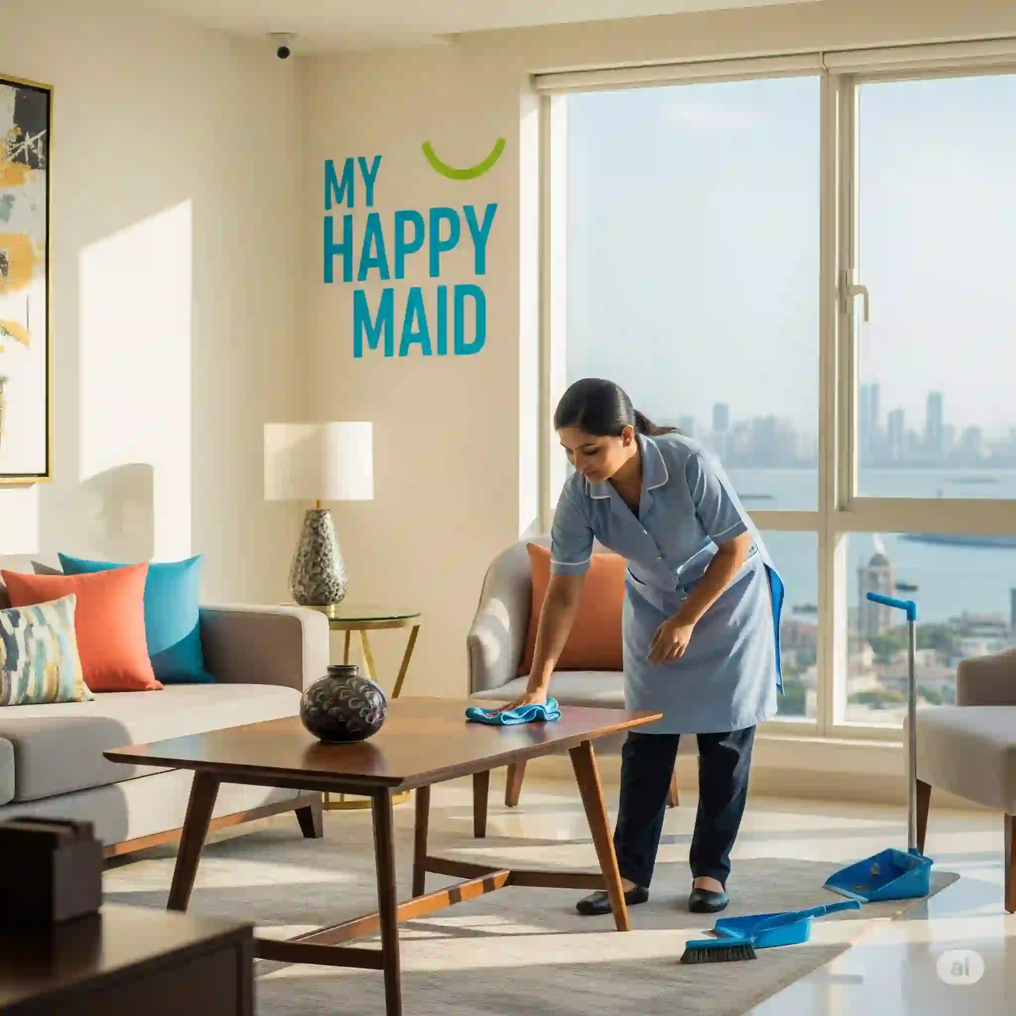 Maid service in Mumbai professional home cleaning by My Happy Maid