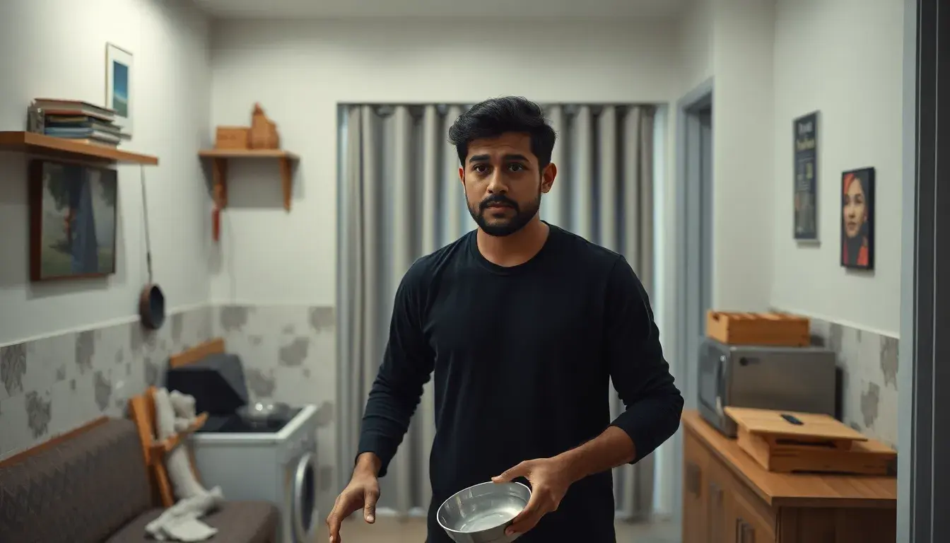 job in mumbai home Rohit starting new life in Mumbai apartment