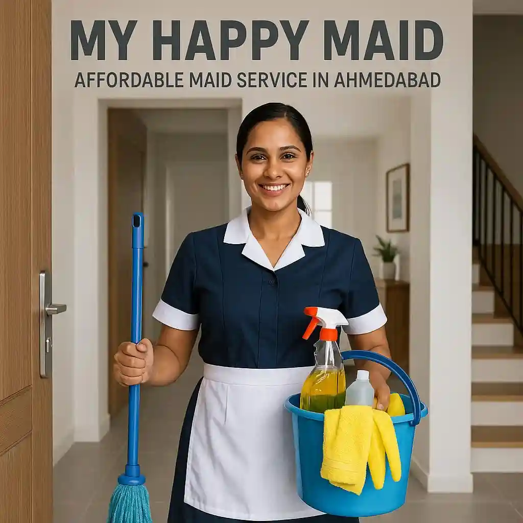Affordable maid service in Ahmedabad for housekeeping