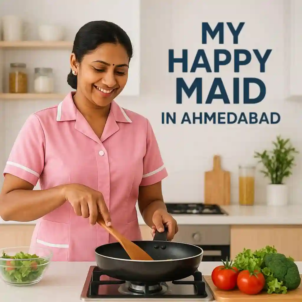 Affordable maid service in Ahmedabad for cooking