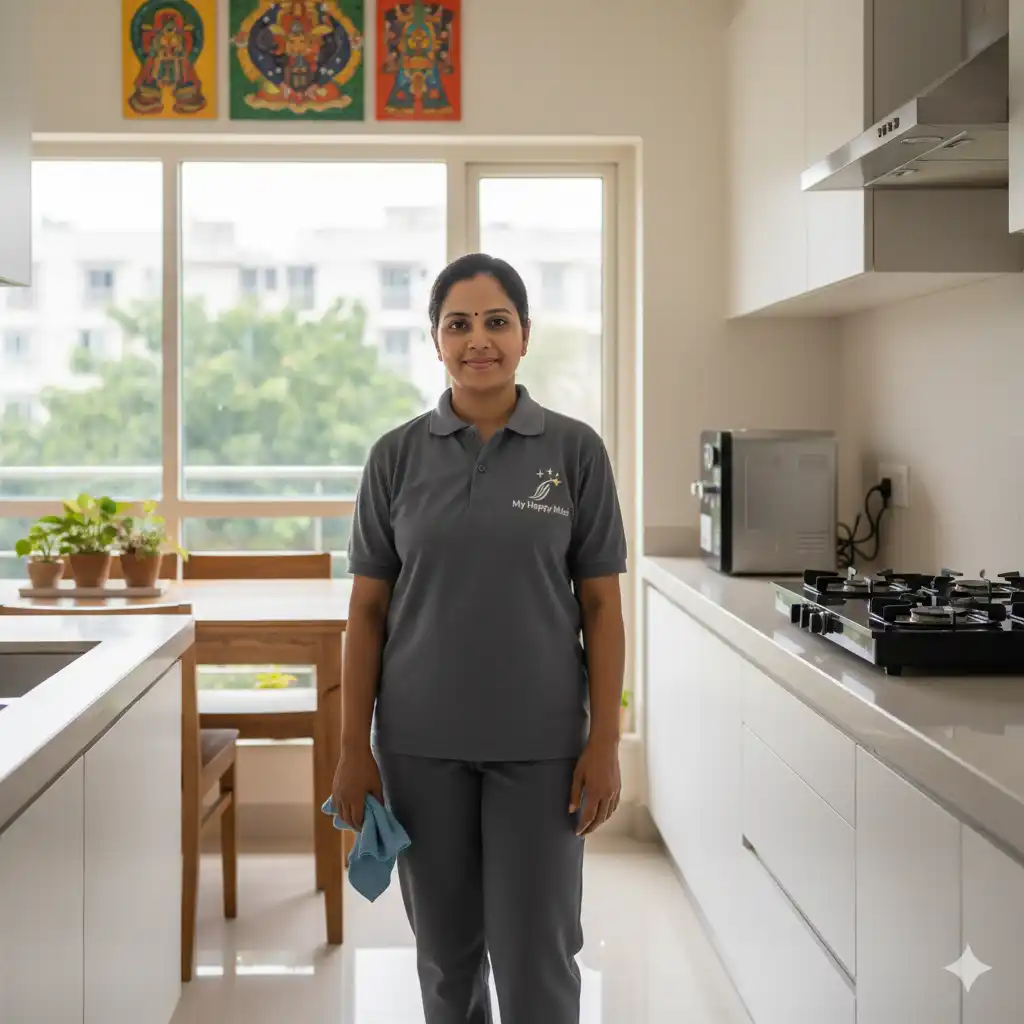 Full Time Maid in Bangalore by My Happy Maid