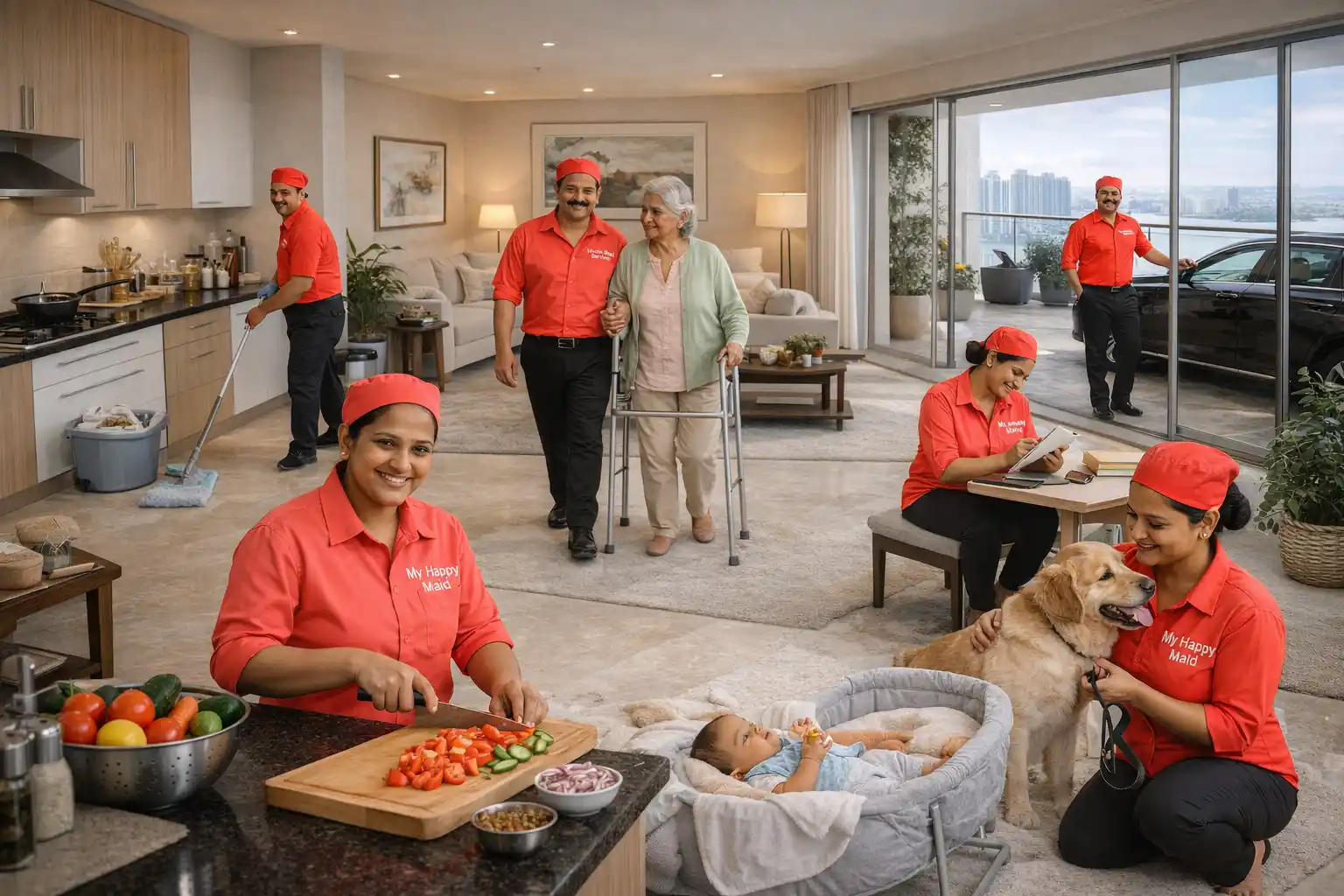 Maid Services in Bangalore by My Happy Maid