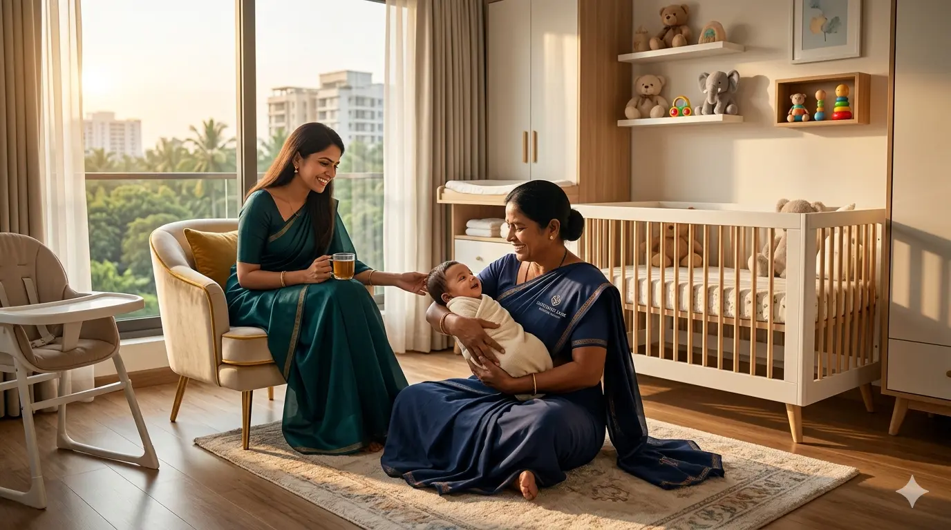 Baby Care Maid in Bangalore by My Happy Maid