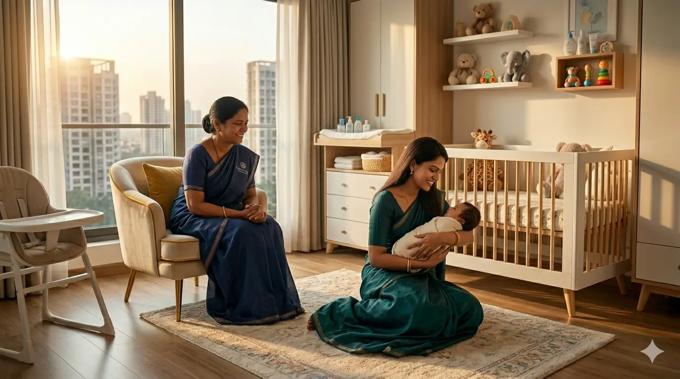 Baby Care Maid in Mumbai by My Happy Maid