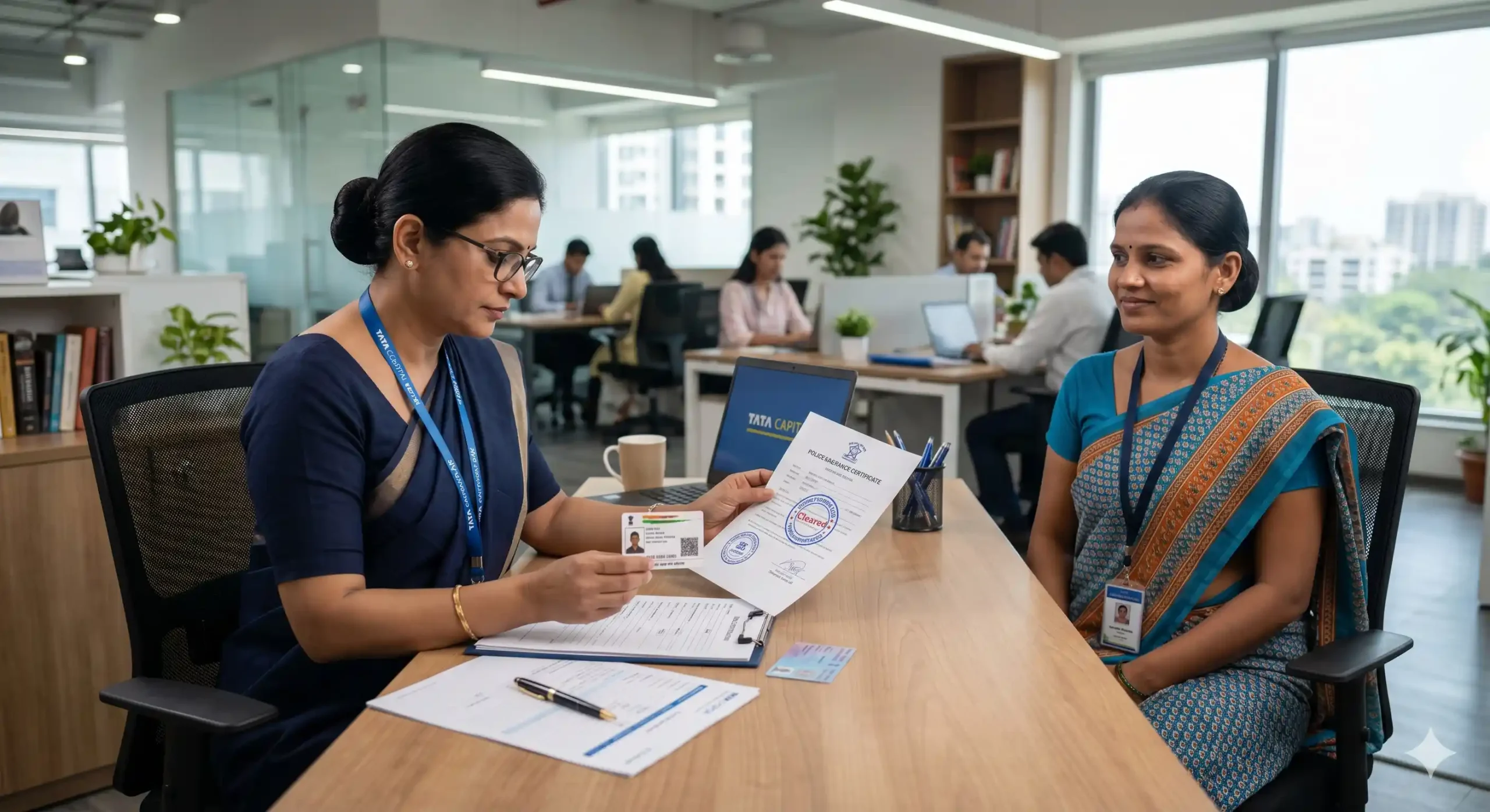 Job Candidate Document Verification at Tata Capital Office scaled Job Candidate Document Verification at Tata Capital Office scaled